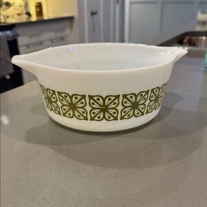 Vintage Floral Patterned Mixing Bowl Pyrex
